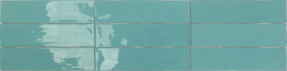 Carrelage Effet Zellige Altea Aqua Brillant 7,5x30 cm de Dune