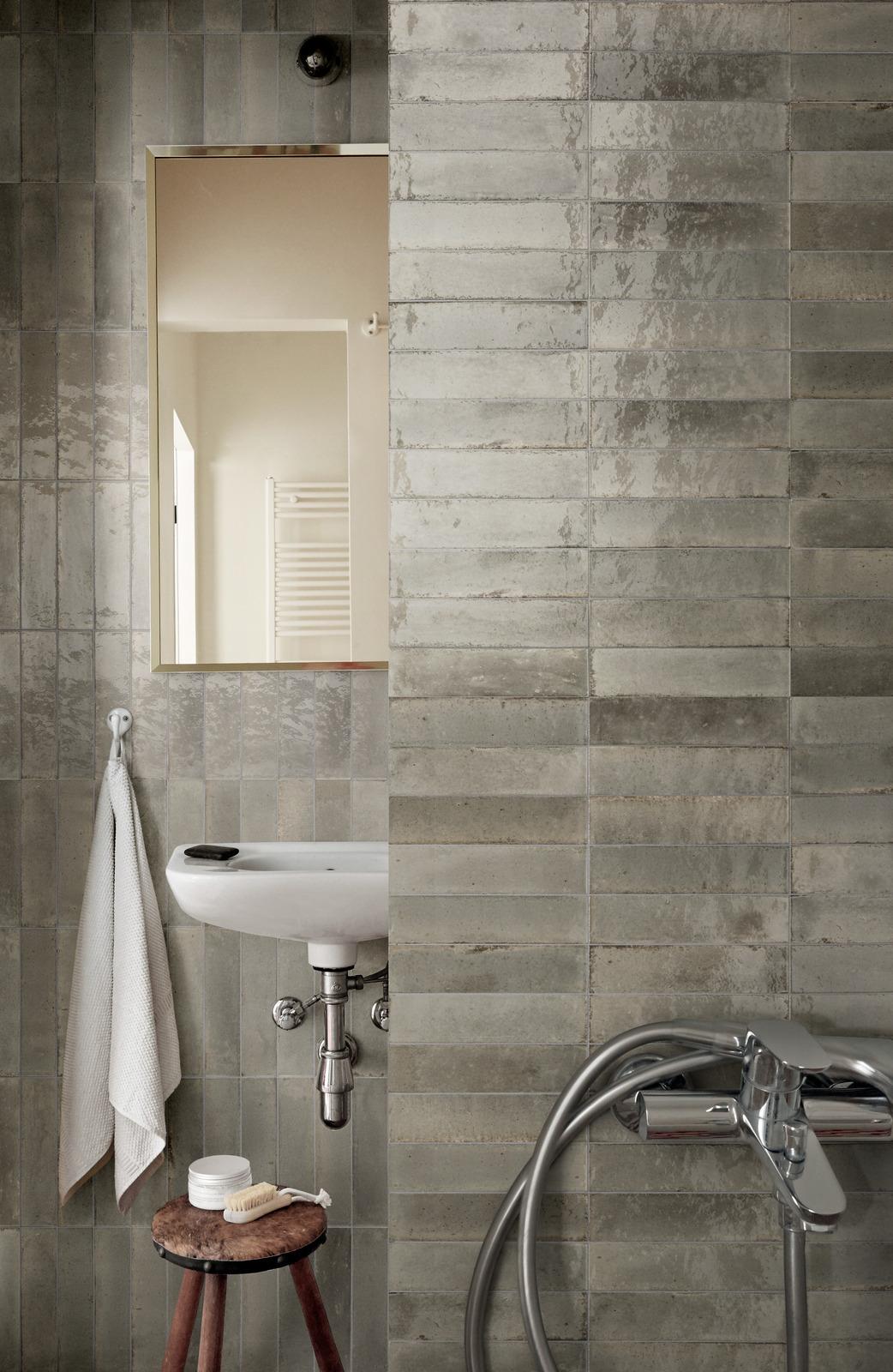 Carrelage Effet Zellige Lume Greige 6x24 cm de Marazzi