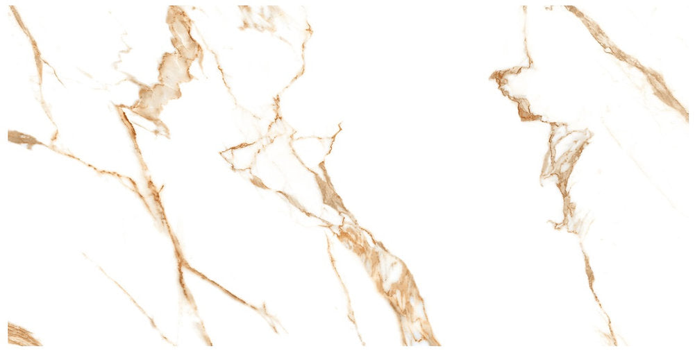 Effet marbre Calacatta Royal 60x120 cm
