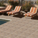 Carrelage Terrasse Effet Pierre Pave Chiado Marron 33,5 x 33,5 cm33.5x33.5 cm Boite 1.46 m²