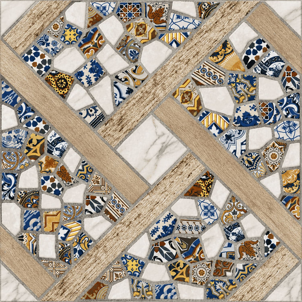 Echantillon Carrelage Terrasse Effet Pierre Décor Marte Mat 45x45 cm