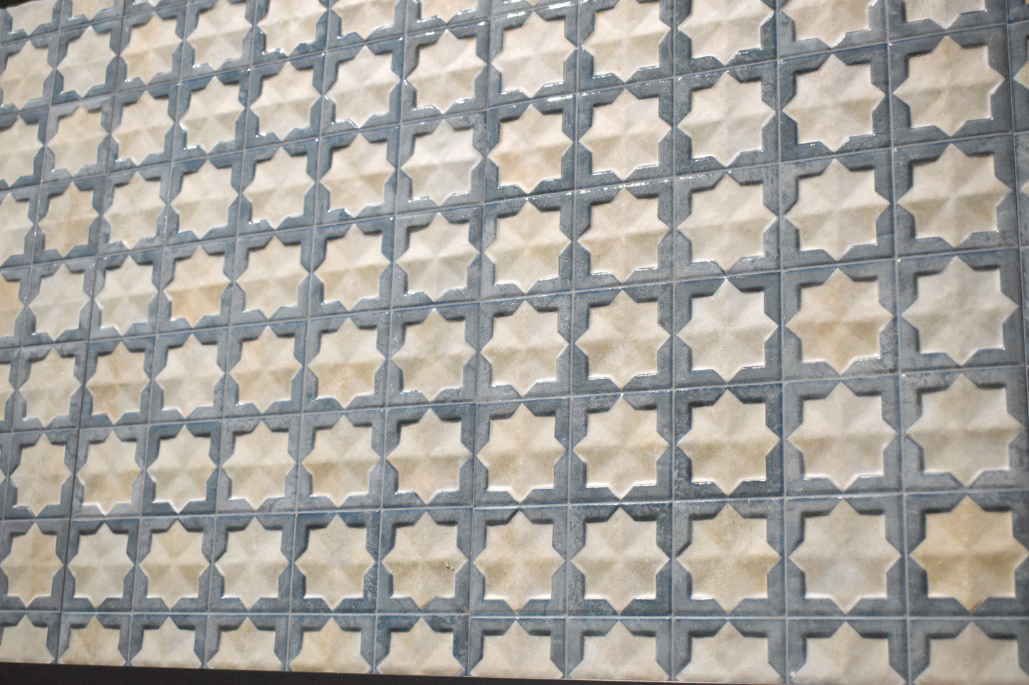 Carrelage Mural Decor Tetuan Arena Aqua 31x56 cm de Realonda