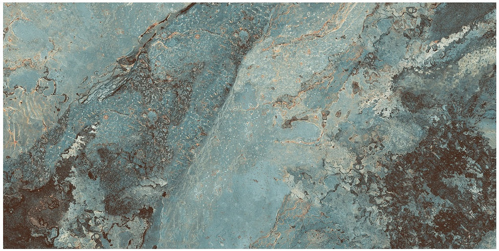 Effet Marbre Resin Green Mat 60x120 cm