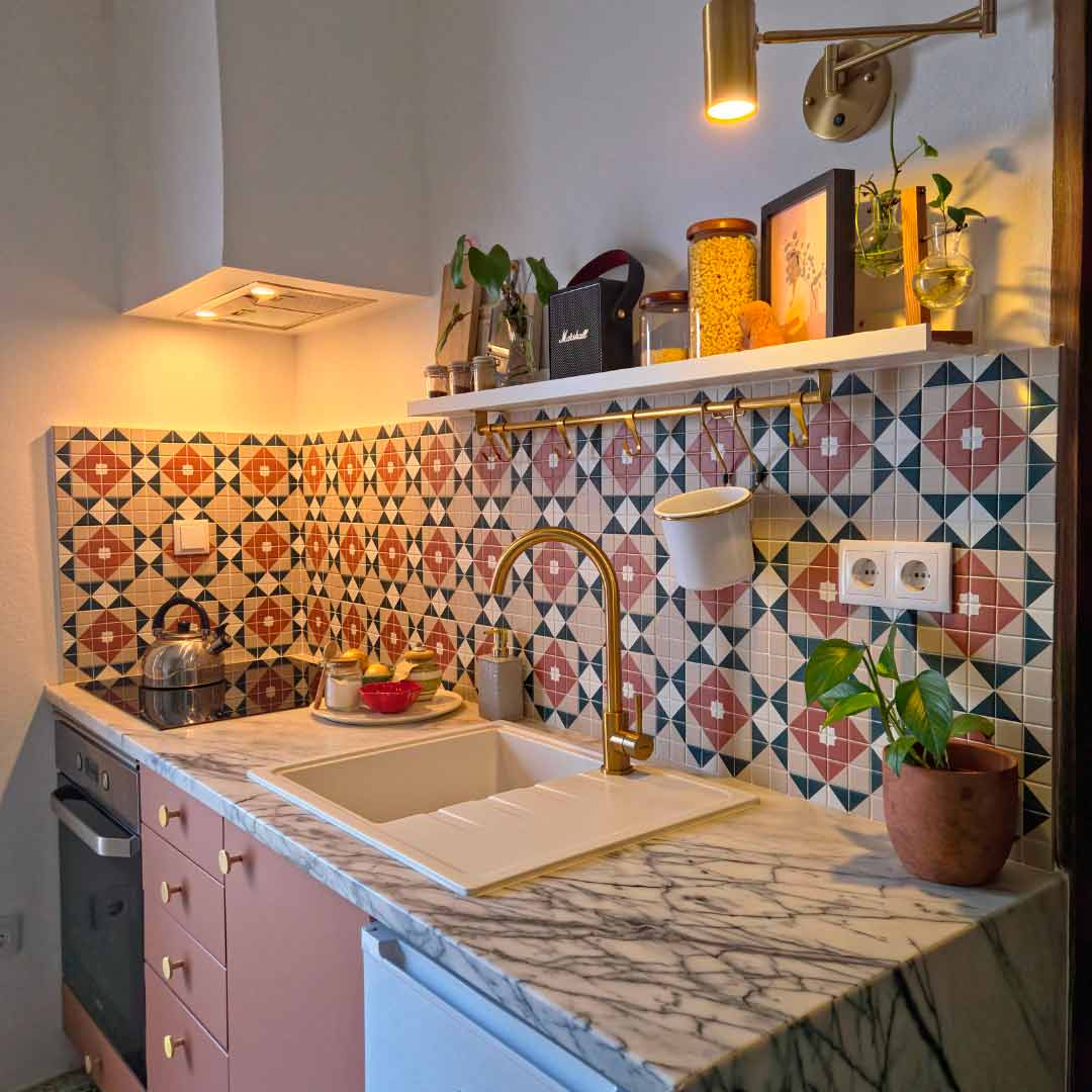 Carrelage Effet Mosaique Mintons Balmoral 20x20 cm de Dune