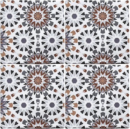 Echantillon carrelage Dec Zelij 10x10 cm
