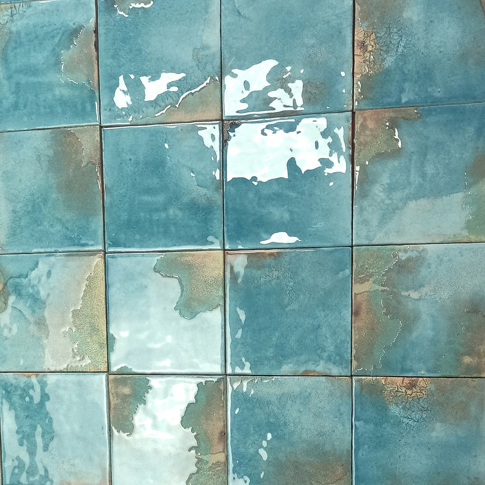 Carrelage Effet Zellige Granadella Cielo 11,5x11,5 cm de Dune