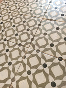 Changer Carrelage Effet Carreau de Ciment Nantes Olive 20x20 cm de Dune 4 image