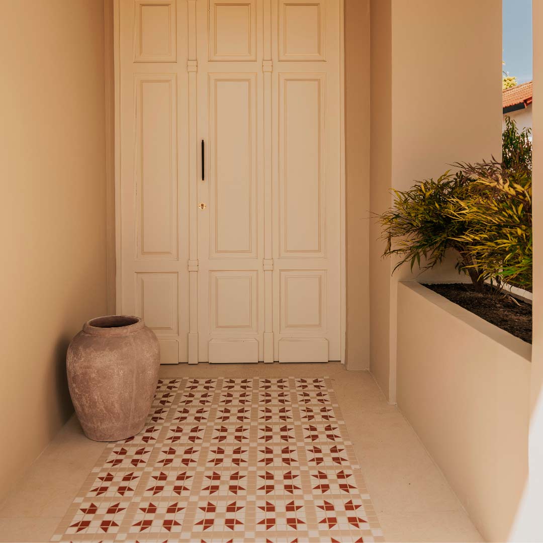 Carrelage Effet Mosaique Mintons Lancelot 20x20 cm de Dune