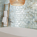 Faience Murale Effet Zellige Biarritz Blu 7,5x15 cm de Mainzu7.5x15 cm  Boite 0.50 m²