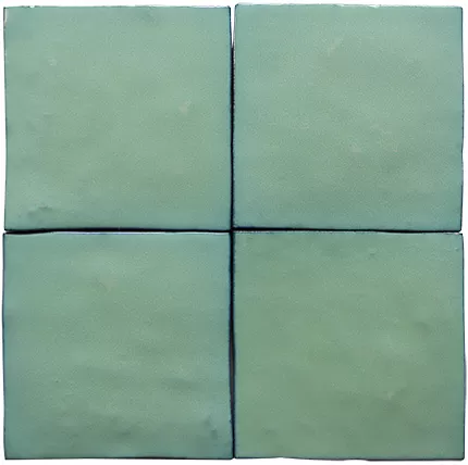 Faience Murale Zelij Special Lava Verde 10x10 cm de Cevica