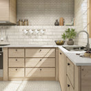 Carrelage Effet Zellige Cinque Terre Bianco 10x30 cm de Mainzu10x30 cm Boite 1.0201 m²