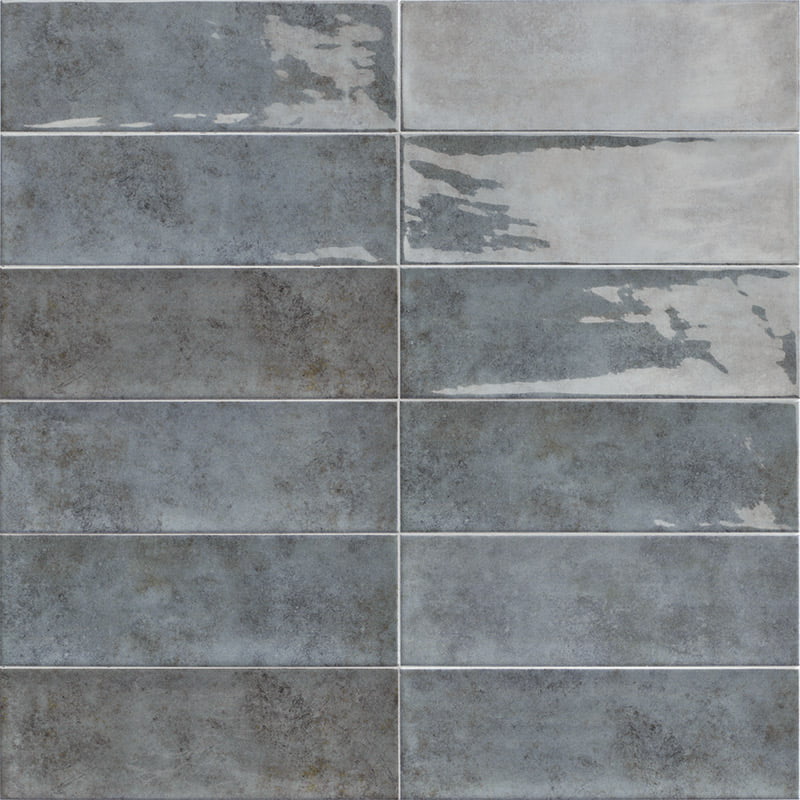 Carrelage Effet Zellige Cinque Terre Blu 10x30 cm de Mainzu