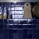 Faience Murale Zelij Azul Cobalto 10x10 cm  de Cevica10x10 cm Boite de 0.81 m²