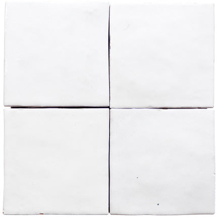 Faience Murale Zelij Blanco 10x10 cm de Cevica