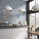 Faience Murale Zelij Gris Claro 10x10 cm de Cevica10x10 cm Boite 0.81 m²
