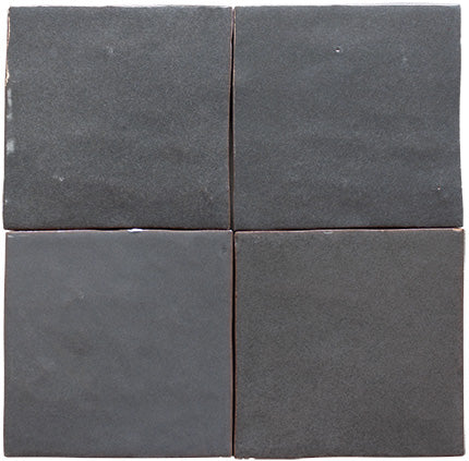Faience Murale Zelij Gris Oscuro 10x10 cm de Cevica