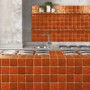 Faience Murale Zelij Special Naranja Dif 10x10 cm de Cevica10x10 cm Boite de 0.81 m²