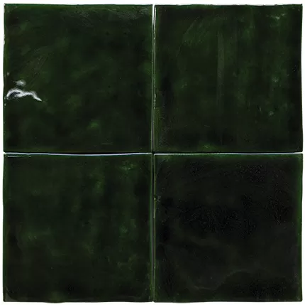 Faience Murale Zelij Special Verde Cobre 10x10 cm de Cevica