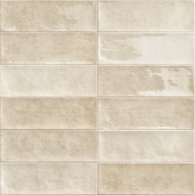 Carrelage Effet Zellige Cinque Terre Cream 10x30 cm de Mainzu