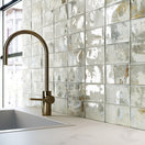 Faience Murale Effet Zellige Biarritz Green 7,5x15 cm de Mainzu7.5x15 cm Boite 0.50 m²