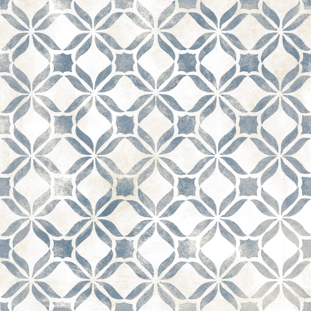 Carrelage Effet Carreau de Ciment Fresco Blue 32,9 x 32,9 cm de Realonda