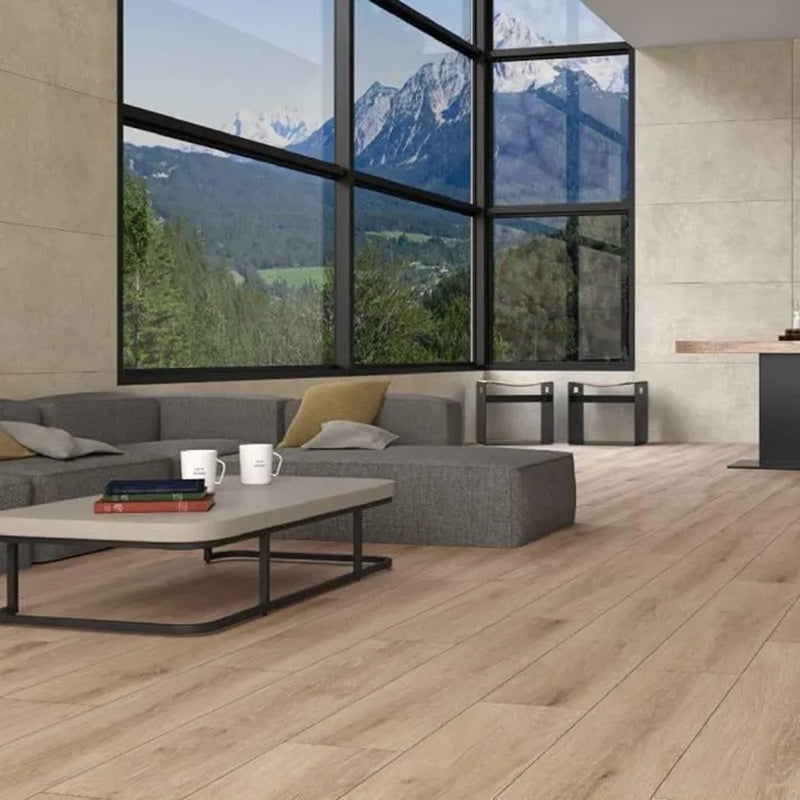 Carrelage Effet Parquet Borneo Straw 23x120 cm de Ecoceramic