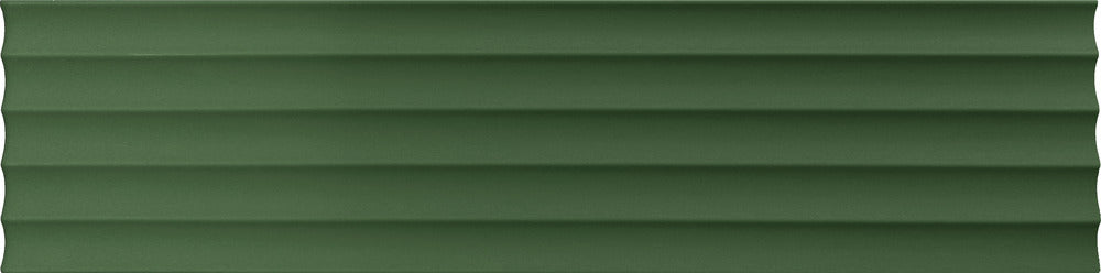 Carrelage Mural Ima Verde Mat 10x40 cm de Dune Ceramica