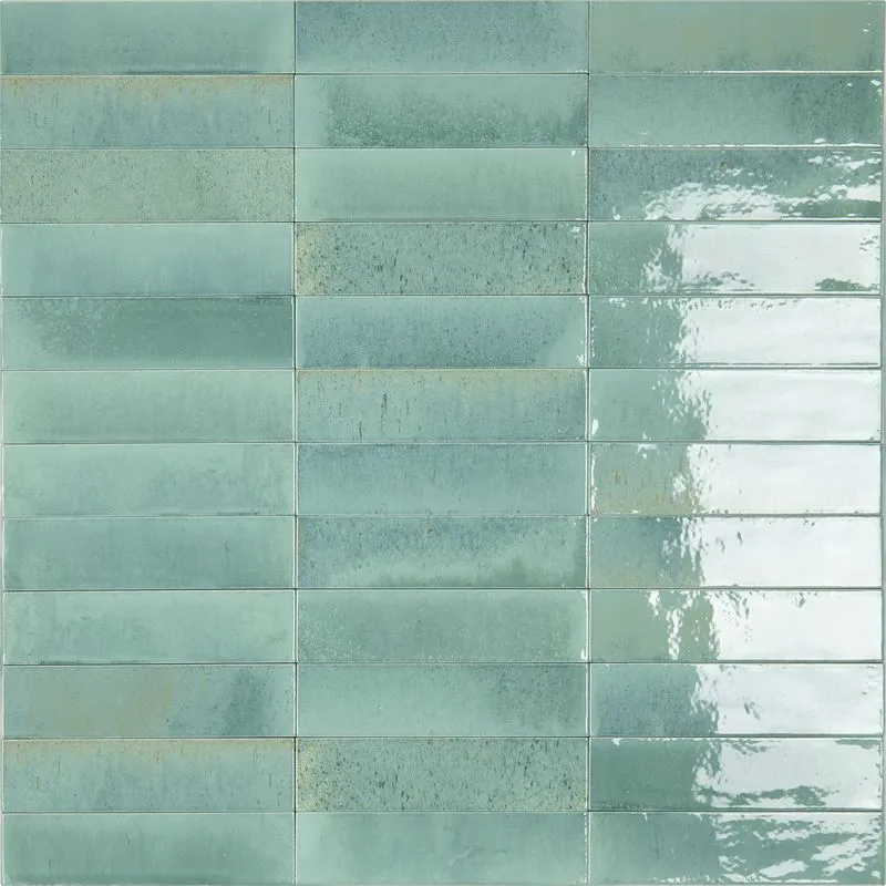 Carrelage Effet Zellige Lume Turquoise 6x24 cm de Marazzi