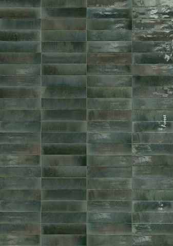 Carrelage Effet Zellige Lume Forest 6x24 cm de Marazzi