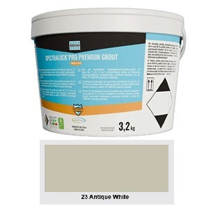 Joint époxy haute performance Spectralock Pro Premium Grout Antique White de Laticrete