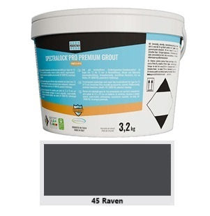 Joint époxy haute performance Spectralock Pro Premium Grout Raven de Laticrete