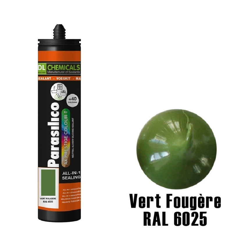 Silicone Parasilico Prestige Colour – Vert Fougère RAL 6025