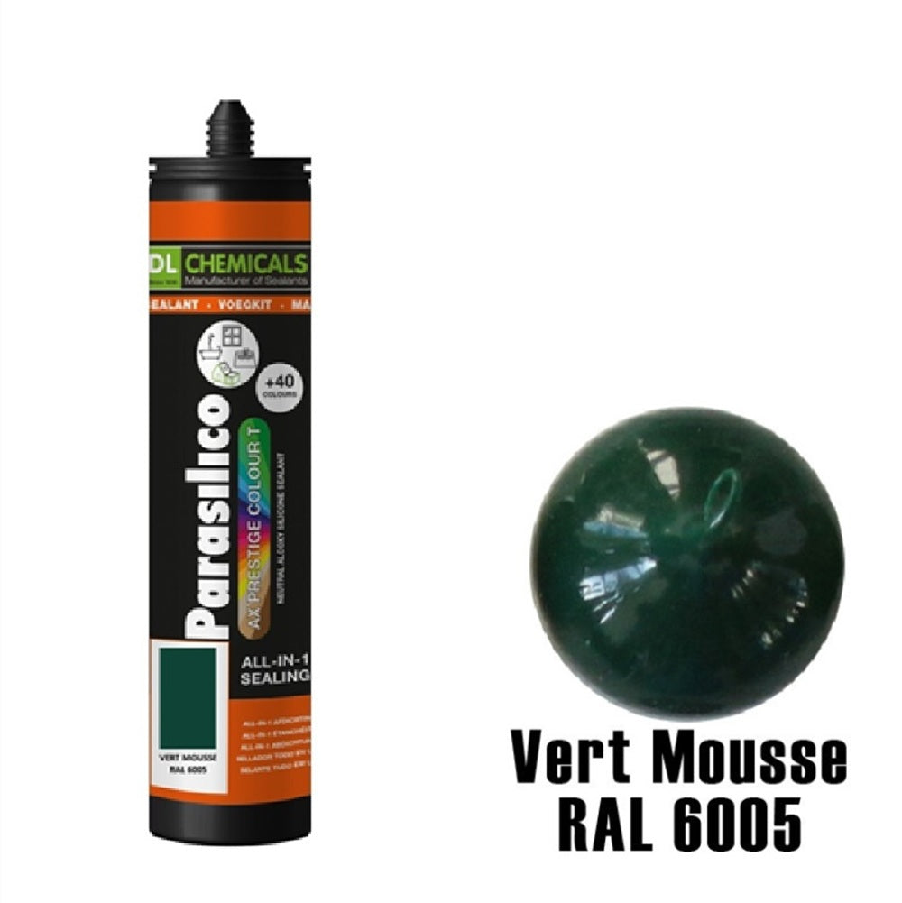 Silicone Parasilico Prestige Colour – Vert Mousse RAL 6005