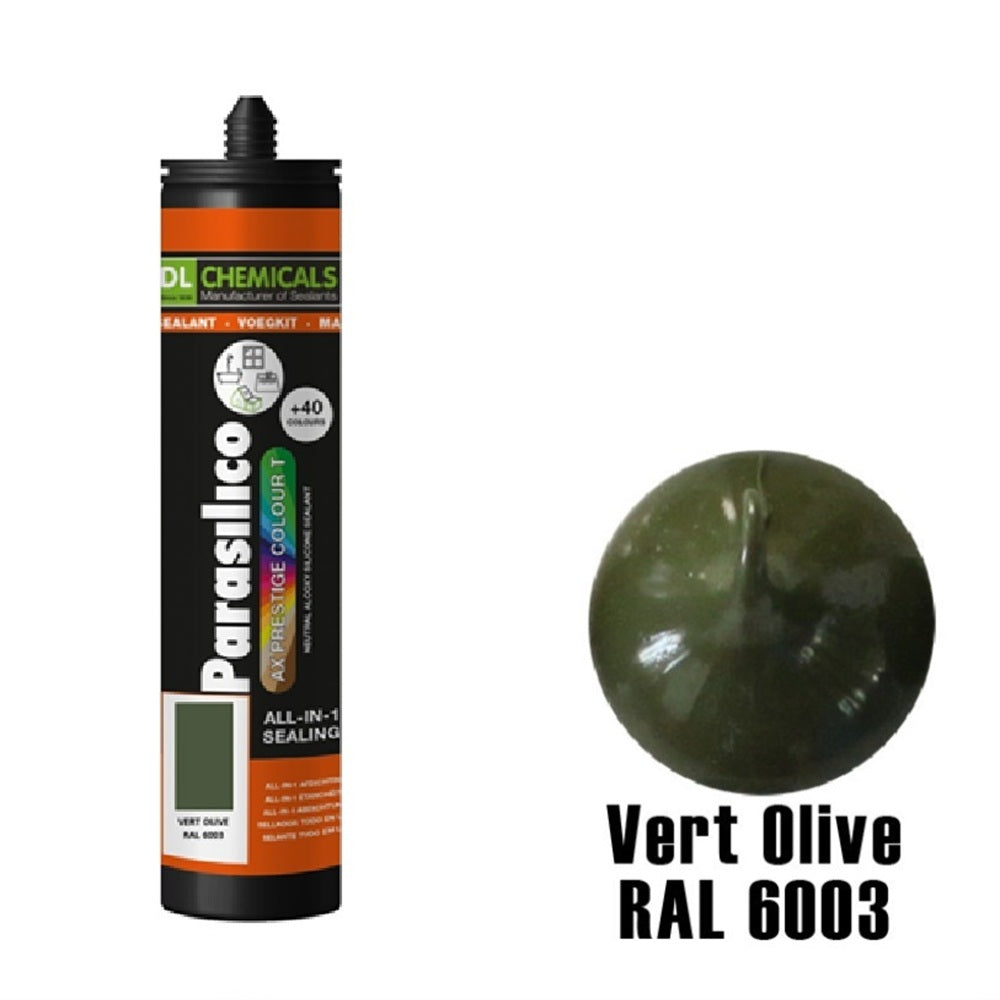 Silicone Parasilico Prestige Colour – Vert Olive RAL 6003