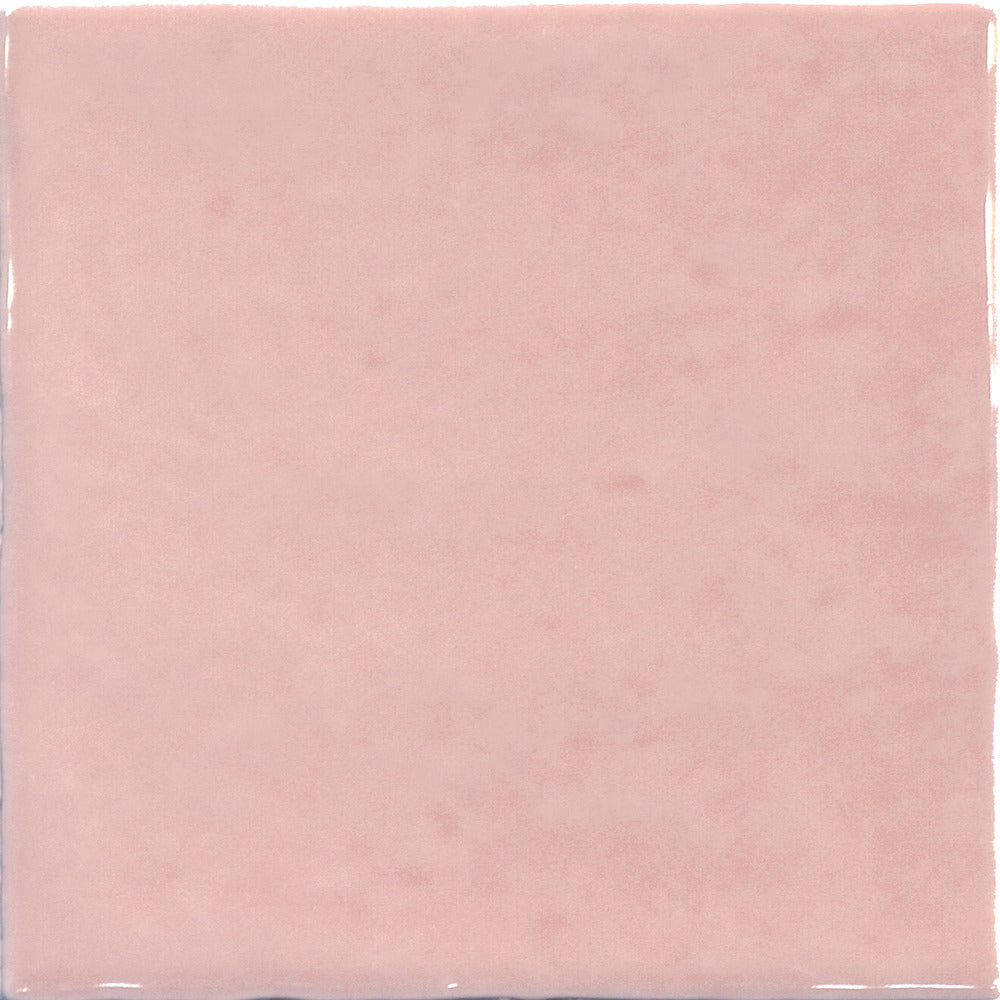 Carrelage Effet Zellige Meknes Rosa Brillant 12,5x12,5 cm de Dune
