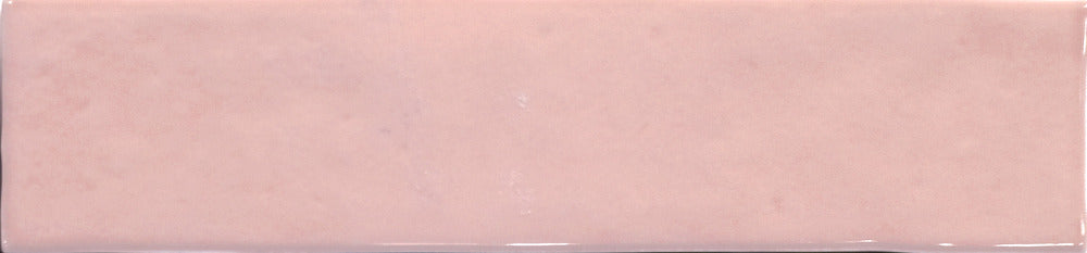 Carrelage Effet Zellige Meknes Rosa Brillant 6,2x25 cm de Dune