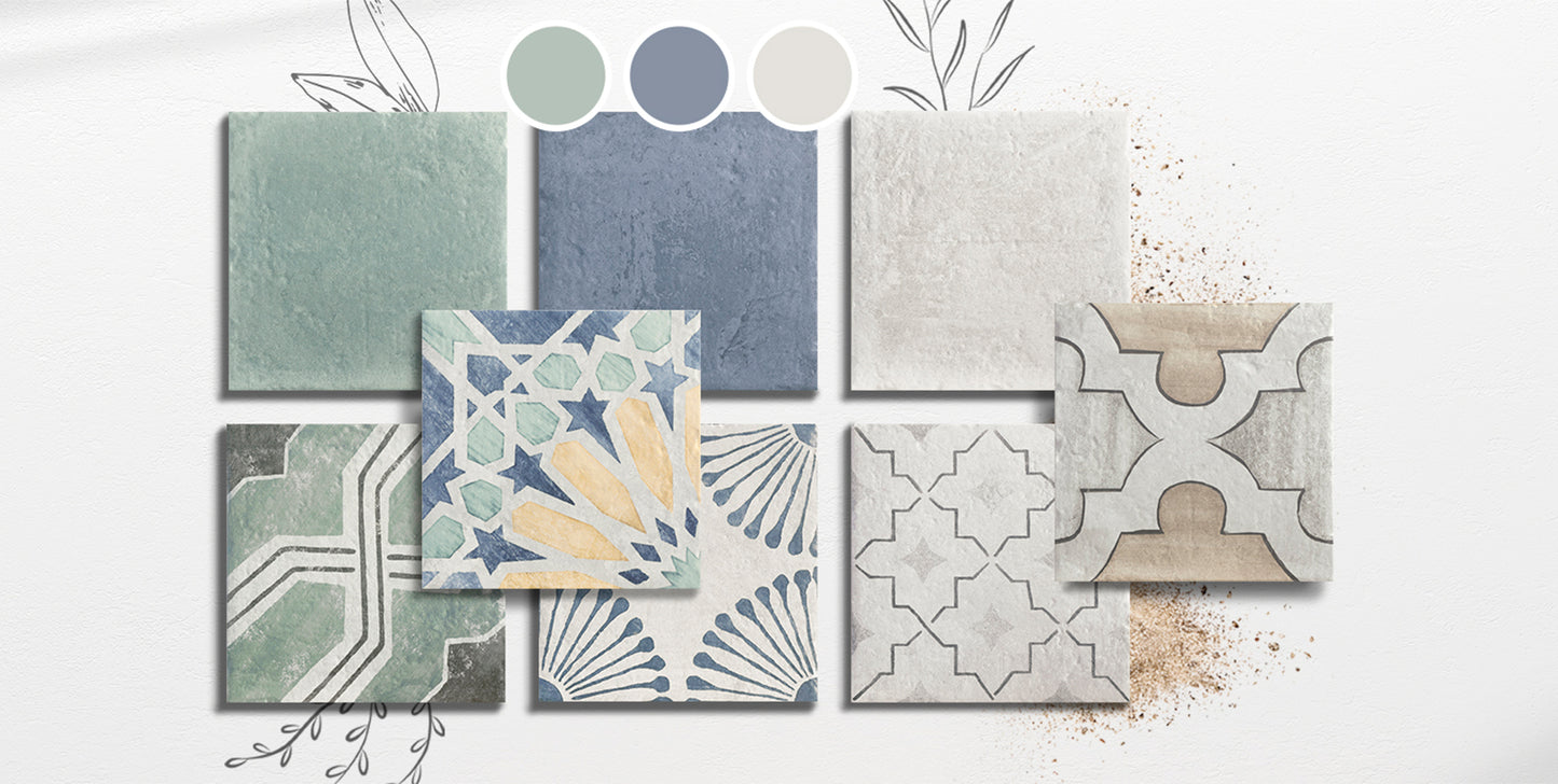 Carrelage Effet Pierre Carino Deco Picos 20x20 cm de Mainzu