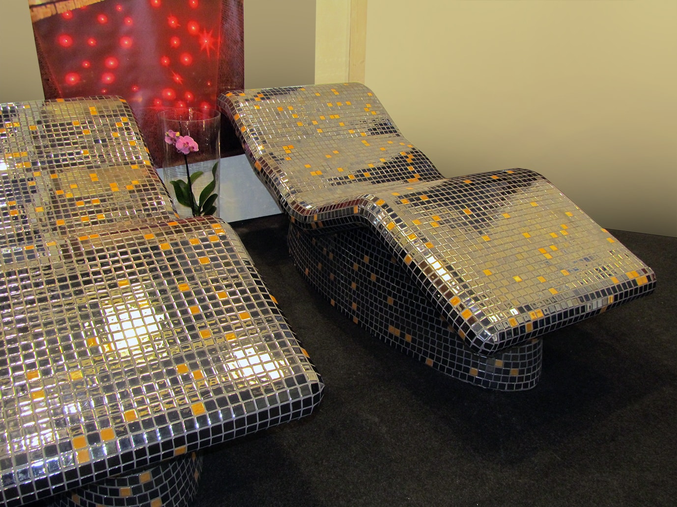 Mosaique Emaux de verre Cocktail Margarita 2,5x2,5 cm de Ezarri