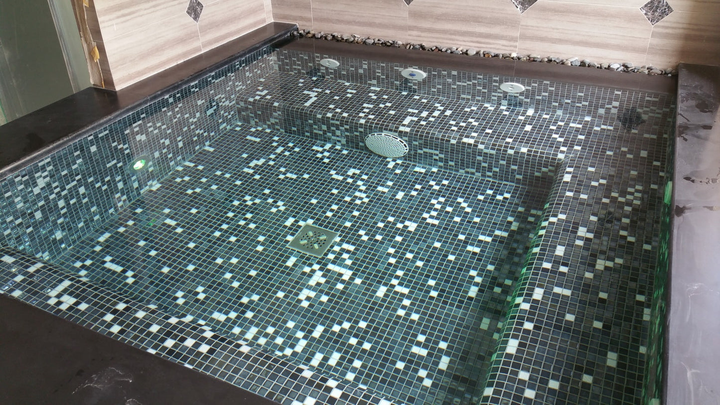 Mosaique Emaux de verre Cocktail San Francisco 2,5x2,5 cm de Ezarri