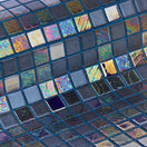 Mosaique Emaux de verre Cocktail Blue Moon 2,5x2,5 cmCarton de 2m²