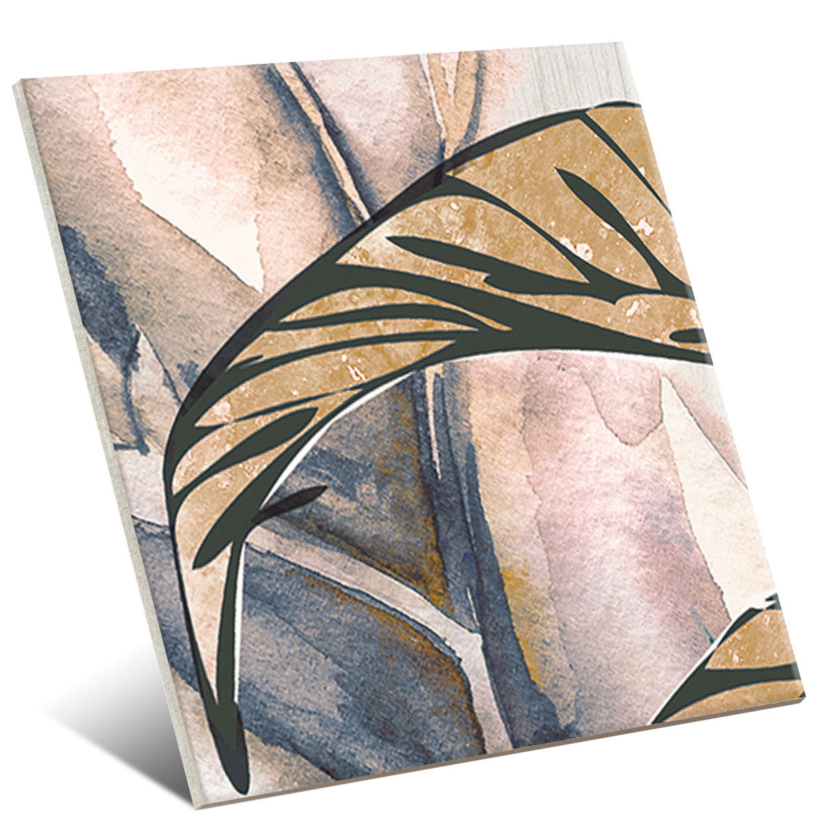 Carrelage Fresque Murale Decor FleuriOptym Autumn Leaves 120x120 cm de Mainzu