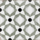 Changer Carrelage Effet Carreau de Ciment Nantes Olive 20x20 cm de Dune 2 image