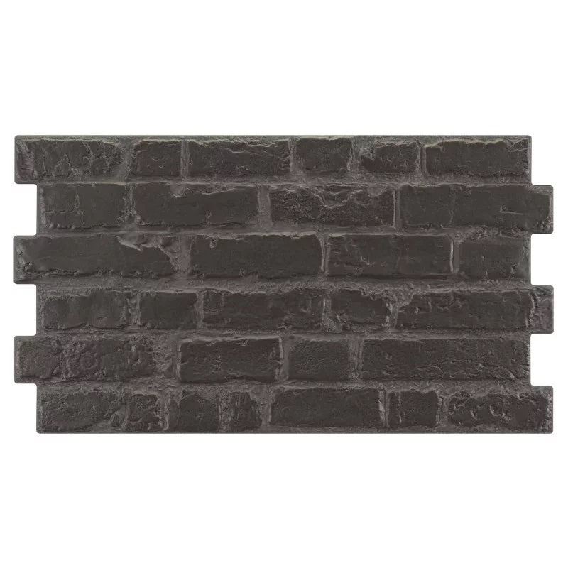 Carrelage Parement effet Brique Pierre Mural Manhattan Antracita 31x56 cm de Realonda