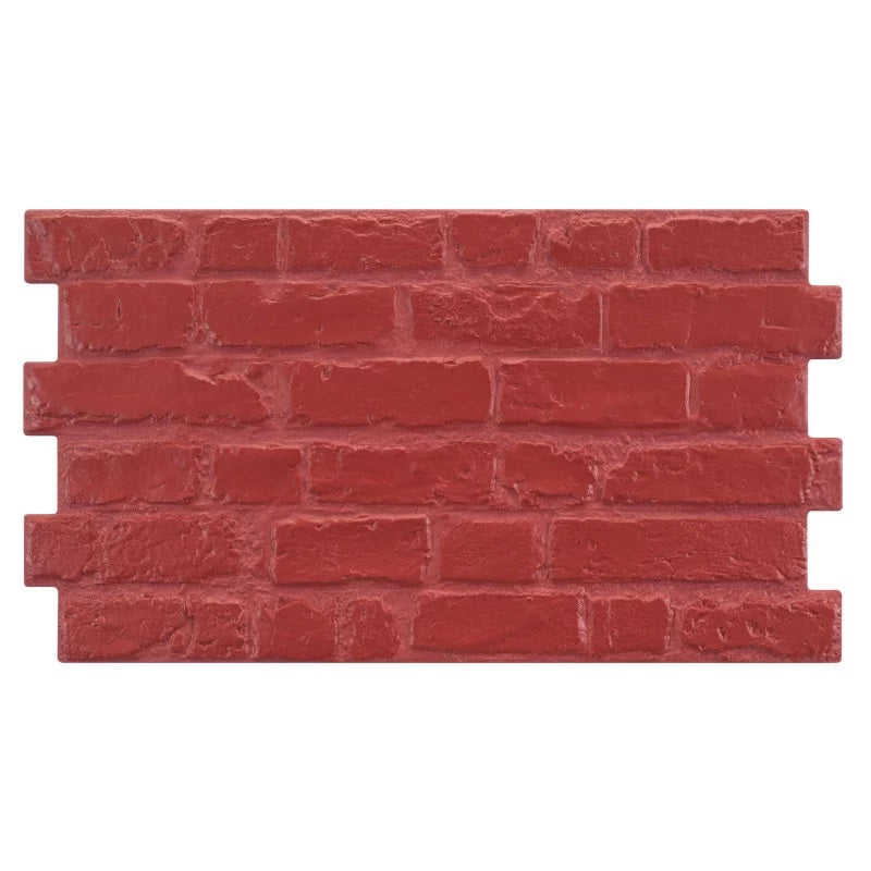 Carrelage Parement effet Brique Pierre Mural Manhattan Rojo 31x56 cm de Realonda