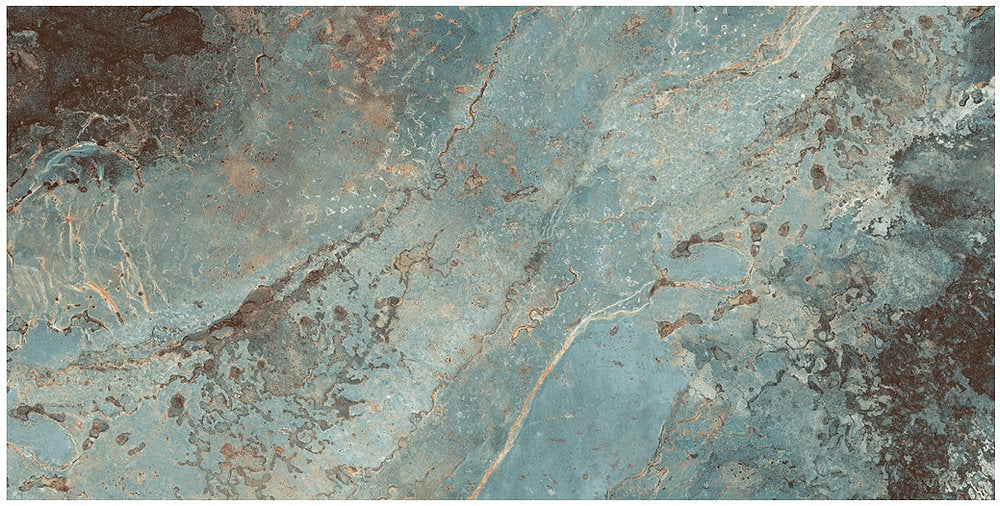 Effet Marbre Resin Green Mat 60x120 cm