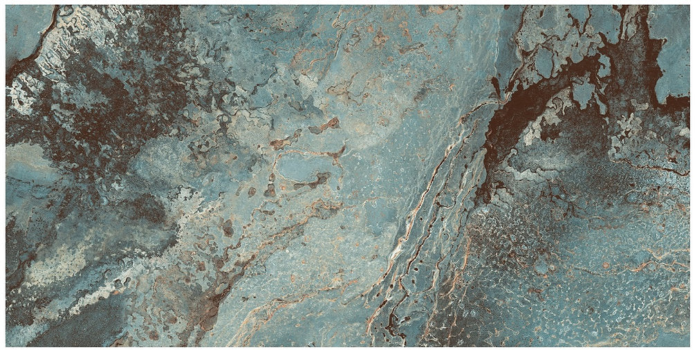 Effet Marbre Resin Green Mat 60x120 cm