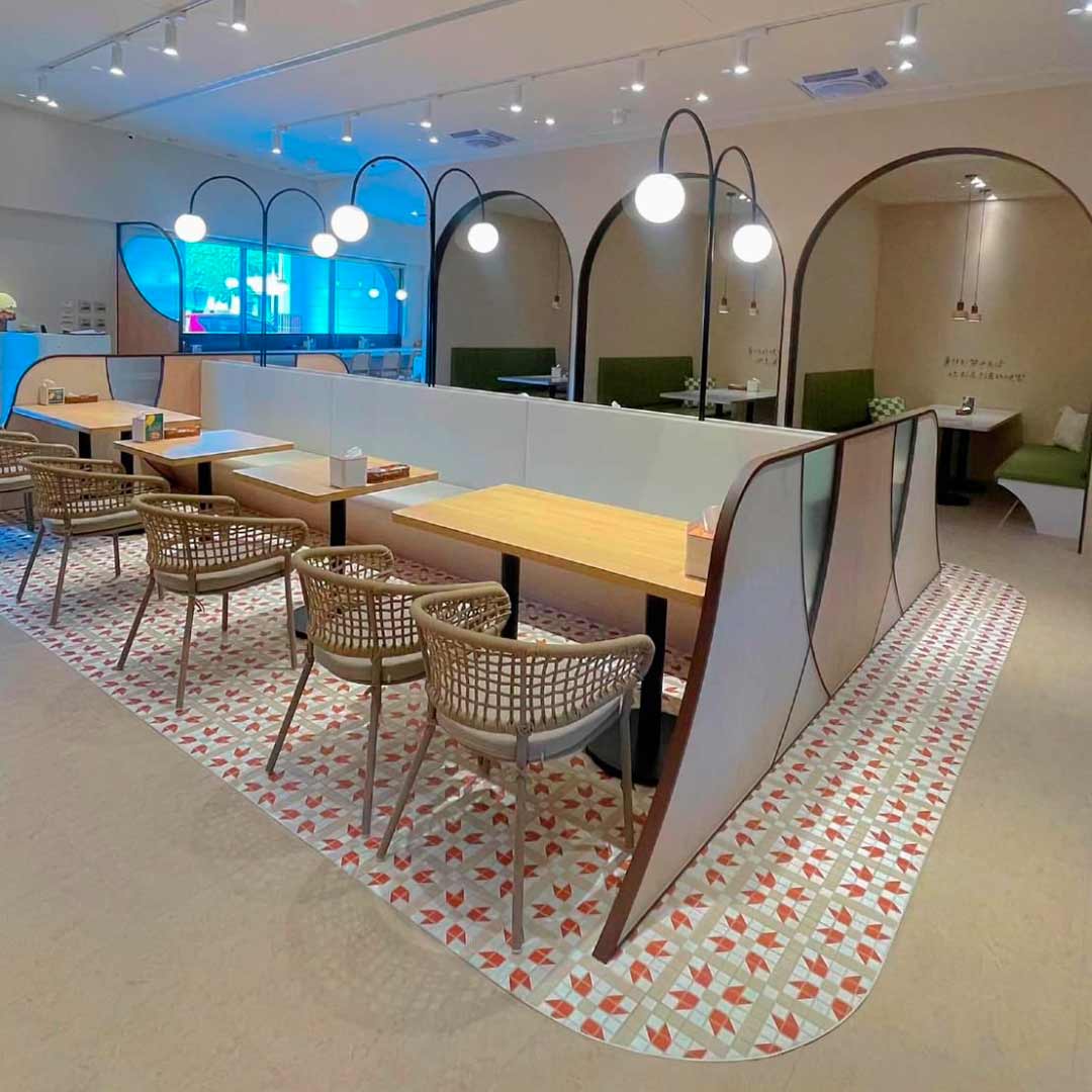 Carrelage Effet Mosaique Mintons Lancelot 20x20 cm de Dune