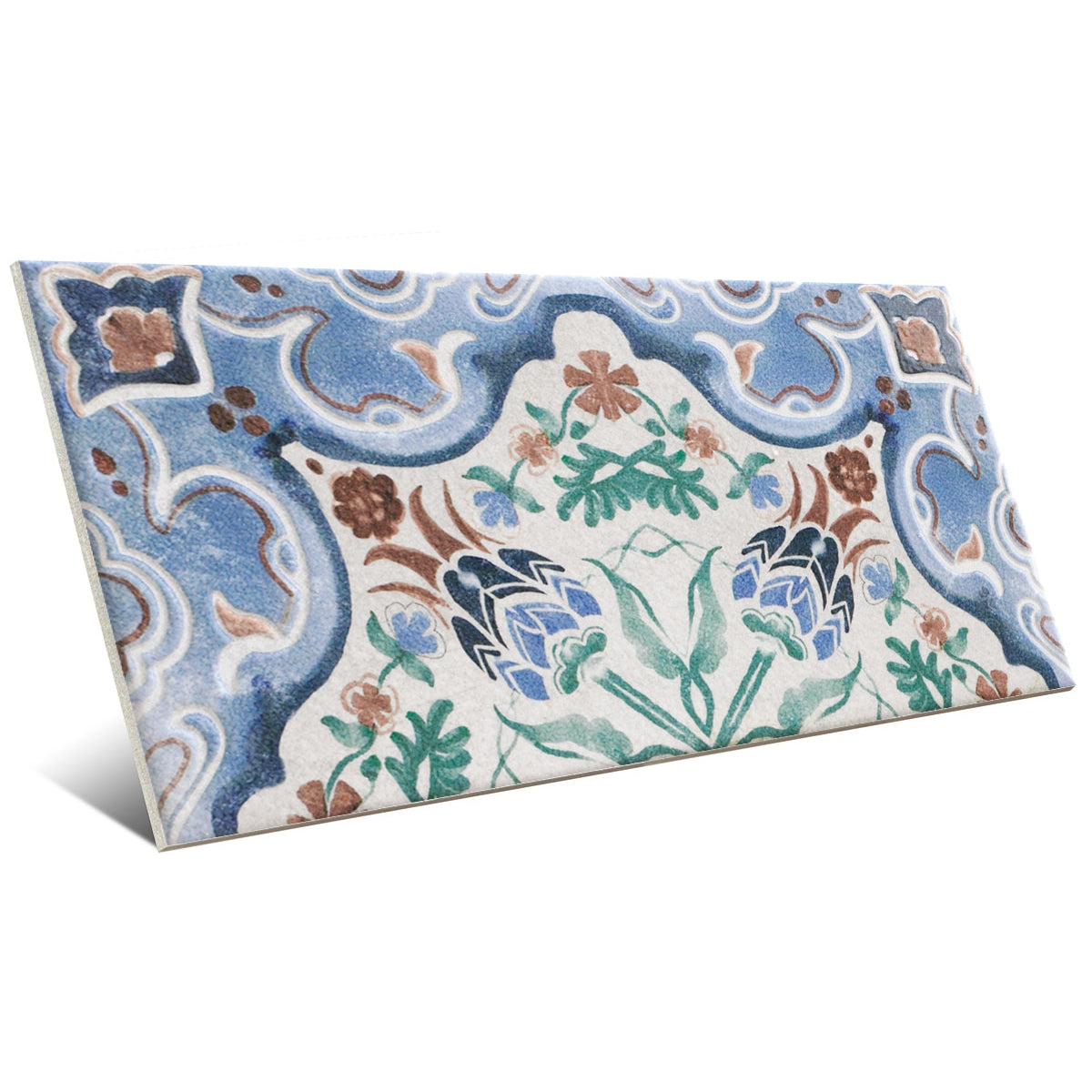 Carrelage Effet Zellige Riviera Antibes 15x30 cm de Mainzu