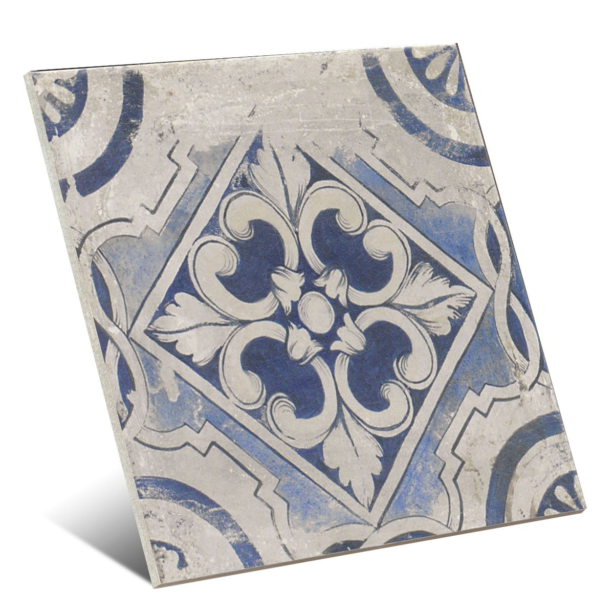 Carrelage Effet carreaux de ciment vieilli Canaletto Bianco 20x20 cm de Mainzu