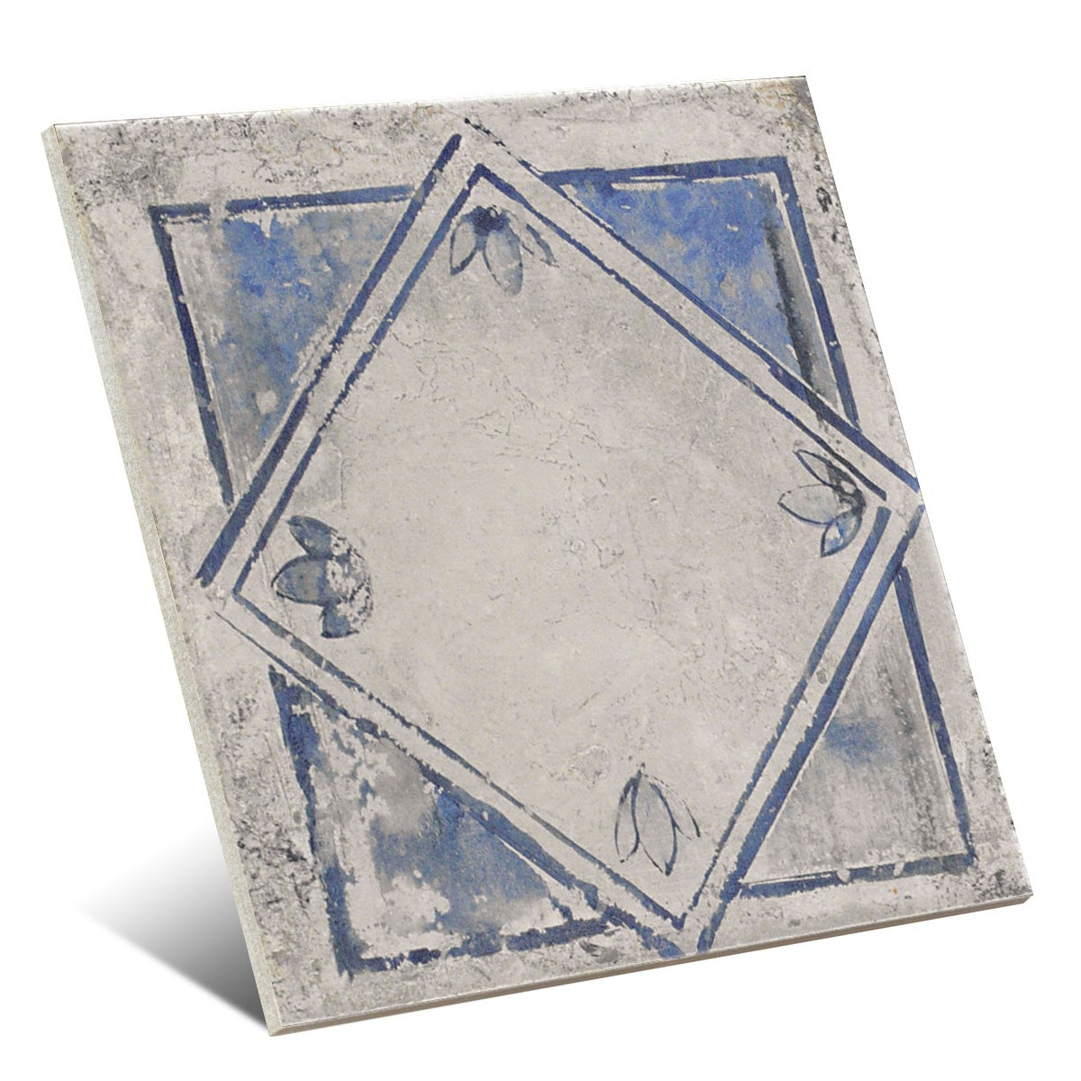 Carrelage Effet carreaux de ciment vieilli Canaletto Bianco 20x20 cm de Mainzu